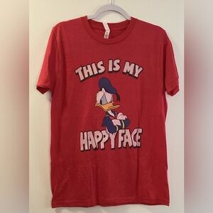 Disney Donald Duck Adult Unisex Funny T in Medium